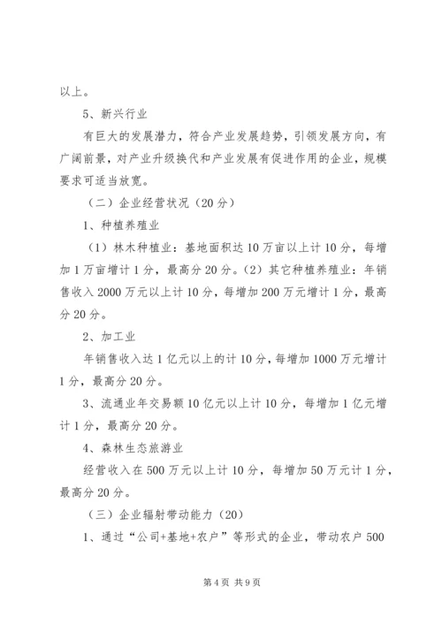 关于XX年XX省林业龙头企业 (5).docx