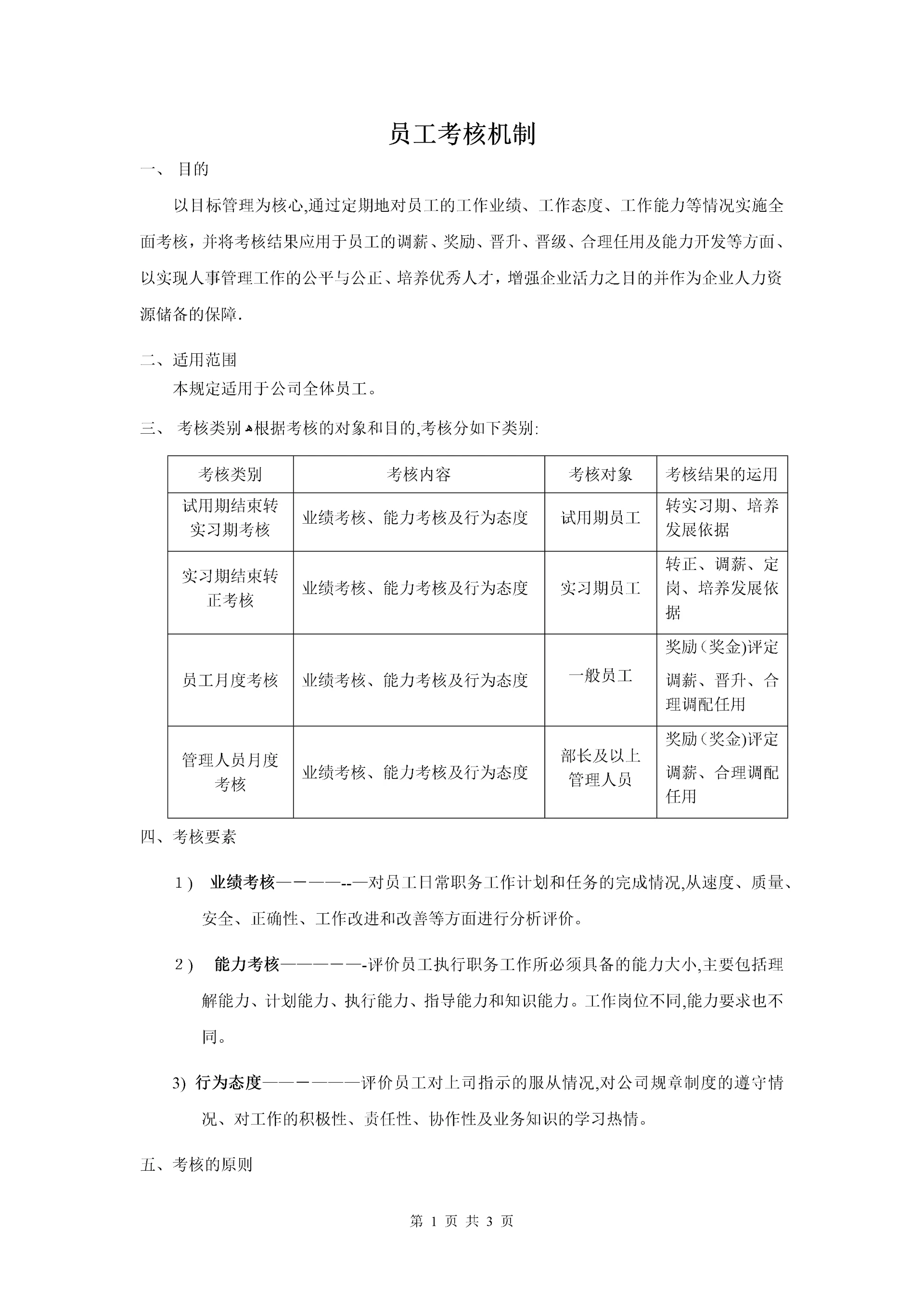 员工考核机制.docx