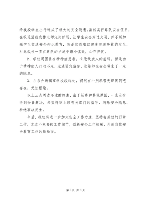 学校园周边环境整治情况的汇报 (4).docx