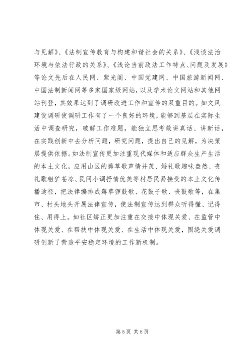 司法局提高执法水平工作报告_1.docx