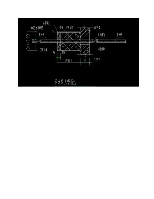 人防密闭穿墙管施工相关规范要求