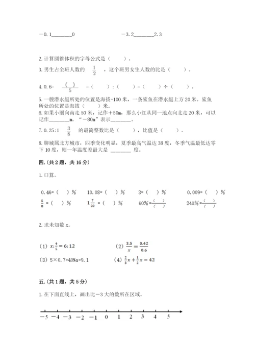 济南市外国语学校小升初数学试卷附答案（基础题）.docx