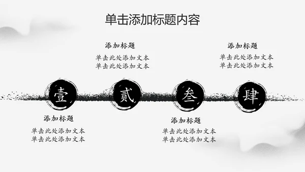 水墨中国风文化国学经典国学文化PPT模板
