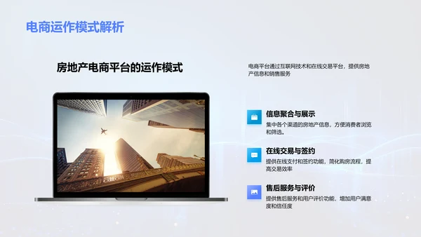 电商房产销售策略报告PPT模板