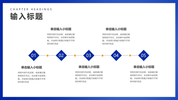 蓝色商务风职场年终工作总结汇报PPT模板