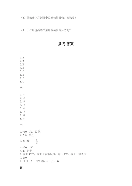 浙江省【小升初】2023年小升初数学试卷含答案【达标题】.docx