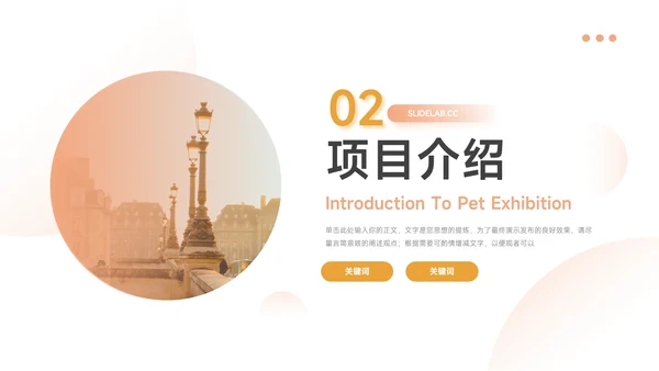 黄色高端大气图文公司宣传画册PPT模板