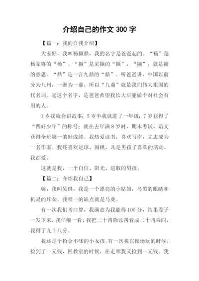 介绍自己的作文300字.docx