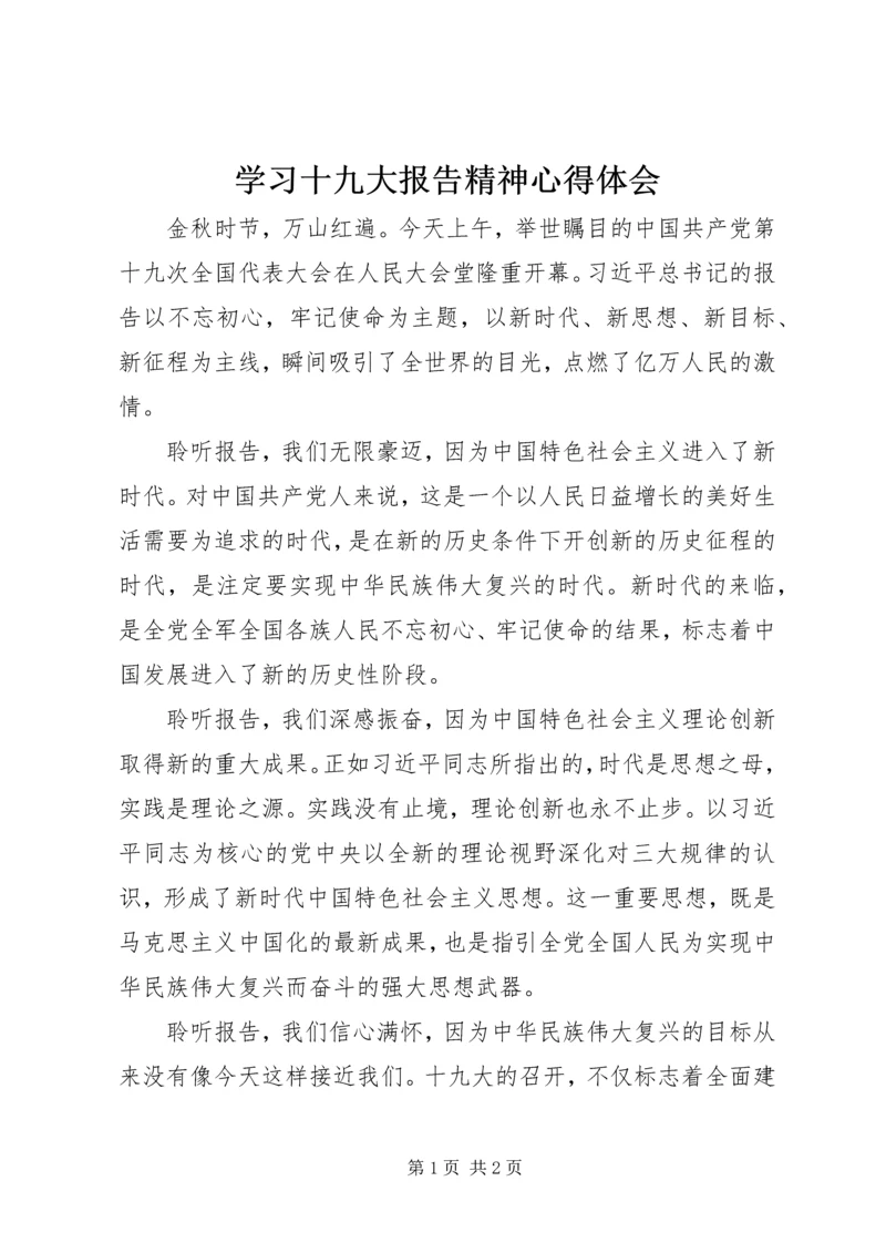 学习十九大报告精神心得体会 (14).docx