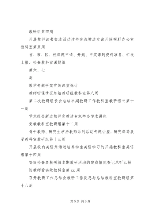 教科室下期教研工作计划 (2).docx