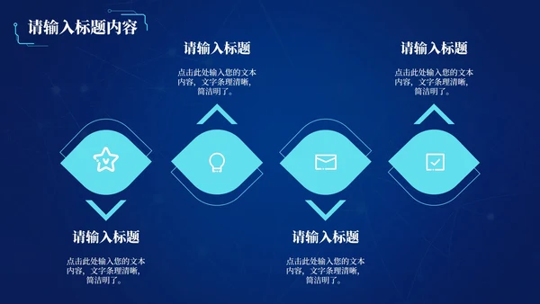 未来科技风工作总结PPT模板