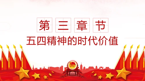 弘扬五四精神做新时代合格共青团员PPT模板