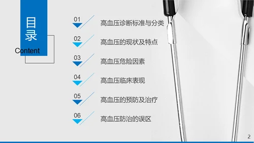 高血压心脏疾病治疗医药医疗通用PPT模板