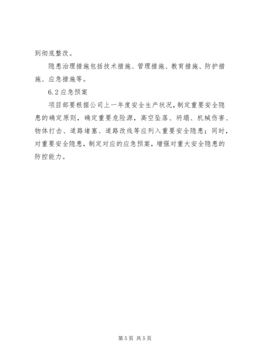 重大隐患治理方案及措施 (2).docx