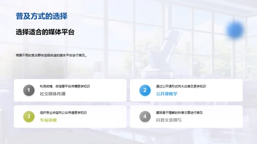 医学知识普及之道