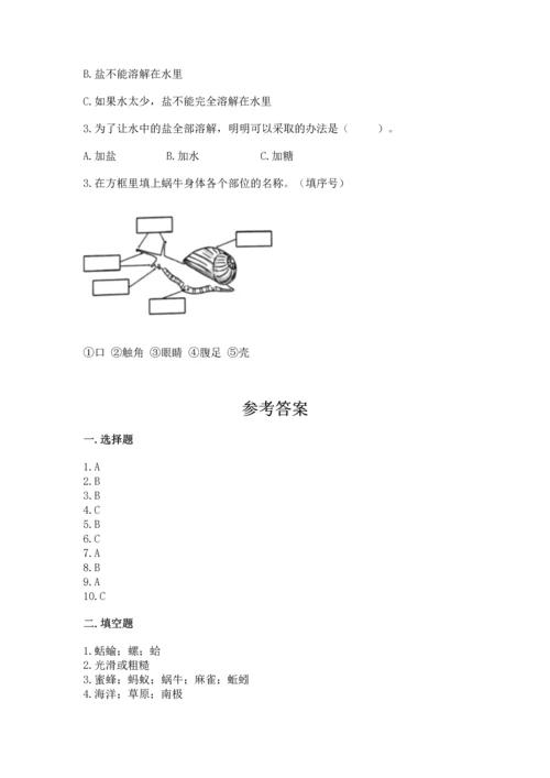 教科版一年级下册科学期末测试卷【能力提升】.docx