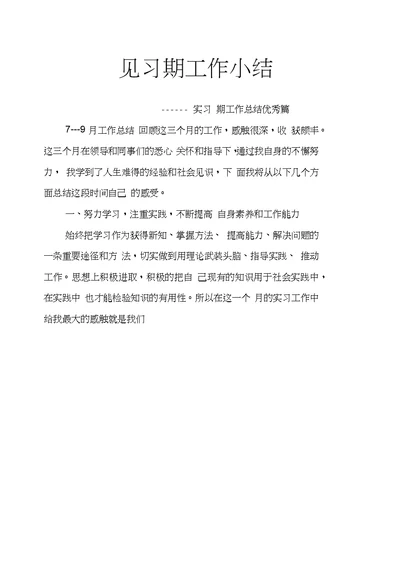 见习期工作小结(20200516211444)