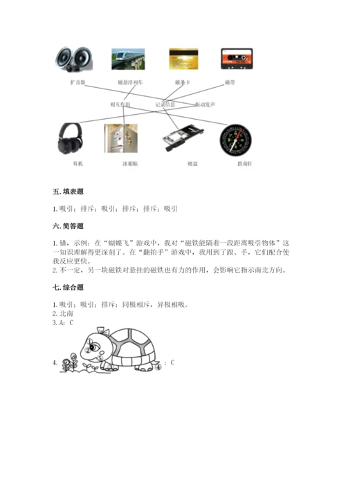 教科版二年级下册科学知识点期末测试卷及完整答案（全优）.docx