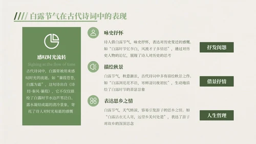 绿色中国风白露节气主题班会PPT模板
