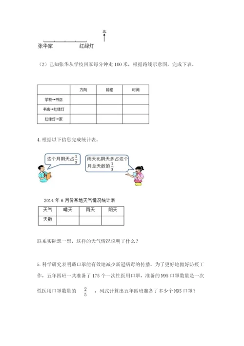 人教版六年级上册数学 期中测试卷精品（b卷）.docx