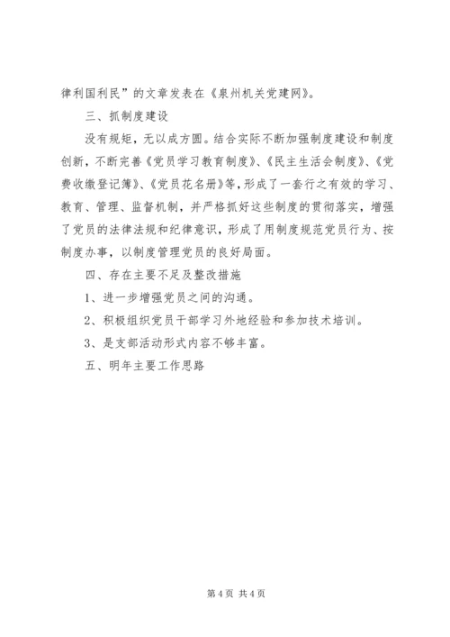 盐务局党支部XX年工作总结及XX年工作计划 (2).docx