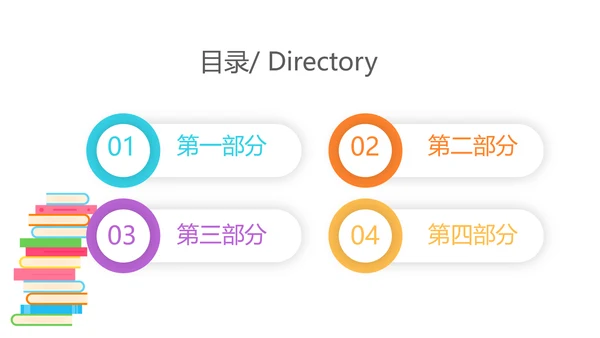 大学生阅分享读动态PPT模板