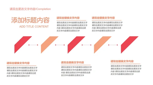 红色简约风企业宣传汇报书PPT模板