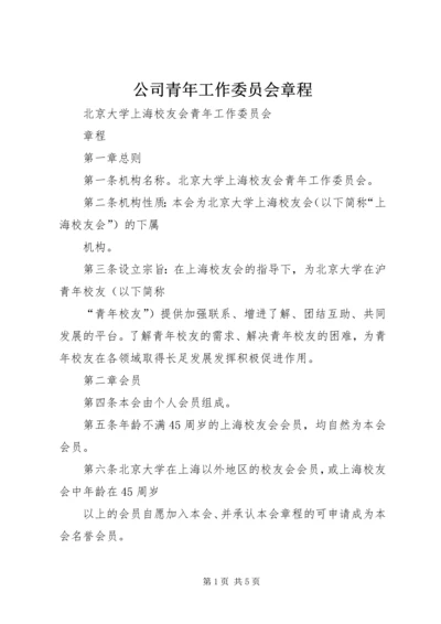 公司青年工作委员会章程 (3).docx