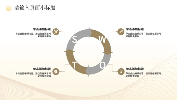 金色质感年终汇报工作总结通用PPT模板