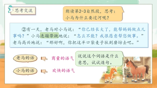 【核心素养】部编版语文二年级下册-14. 小马过河 第1课时（课件）
