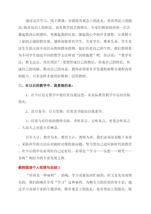 教师国培个人总结.docx