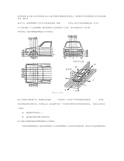 产品零部件基准点系统规范