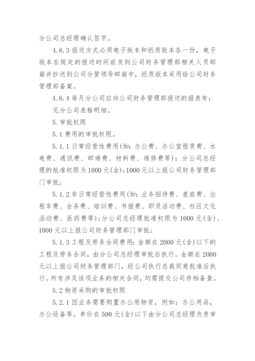 子公司财务管理规定.docx