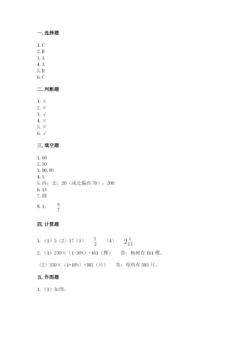 人教版六年级上册数学期末测试卷（典优）word版.docx