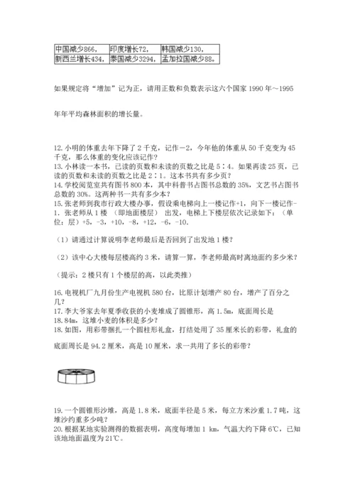 小升初数学应用题50道含完整答案（易错题）.docx