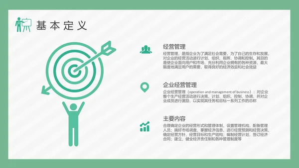 公司经营管理模式PPT模板