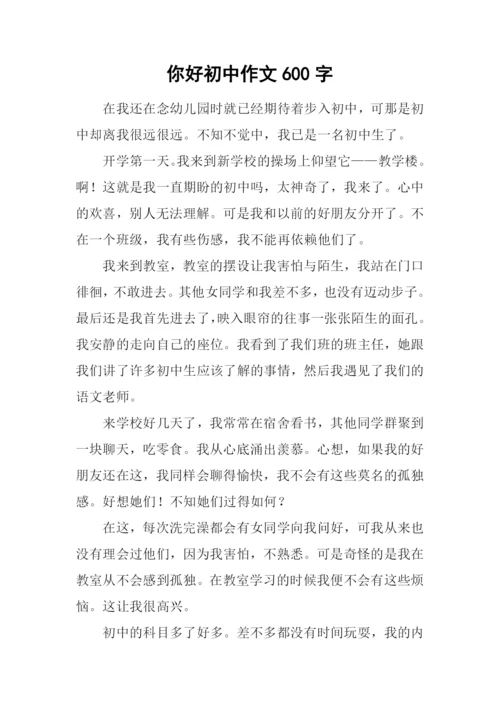 你好初中作文600字-14.docx