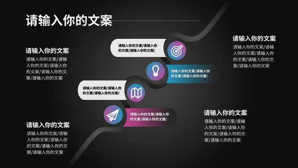 黑色科技风职场商务总结汇报PPT模板
