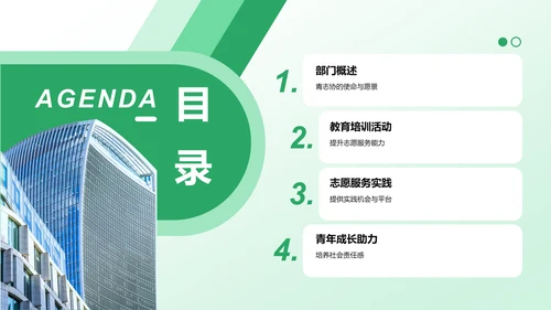 青志协学生部门介绍PPT模板