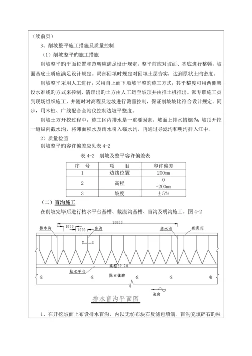 护岸综合施工重点技术交底记录表.docx