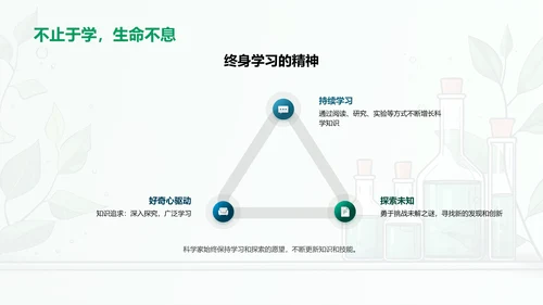 科学家角色解析PPT模板