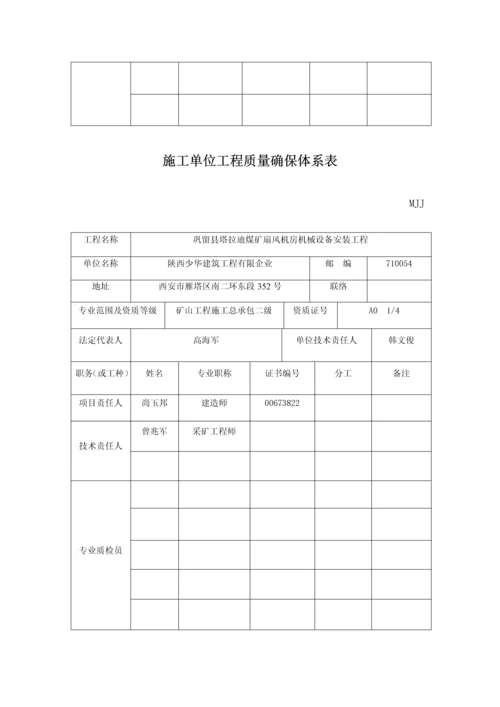 通风机安装工程竣工报告.docx