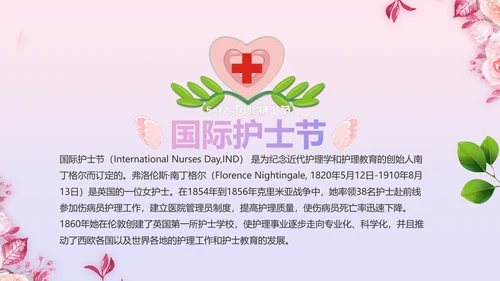 5.12国际护士节活动主题演讲PPT