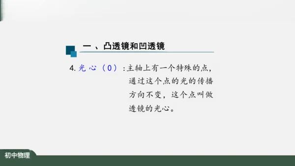 人教版 初中物理 八年级上册 第五章 透镜及其应用 5.1 透镜 课件（共38张PPT）