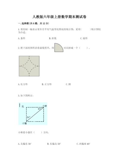 人教版六年级上册数学期末测试卷带答案（模拟题）.docx