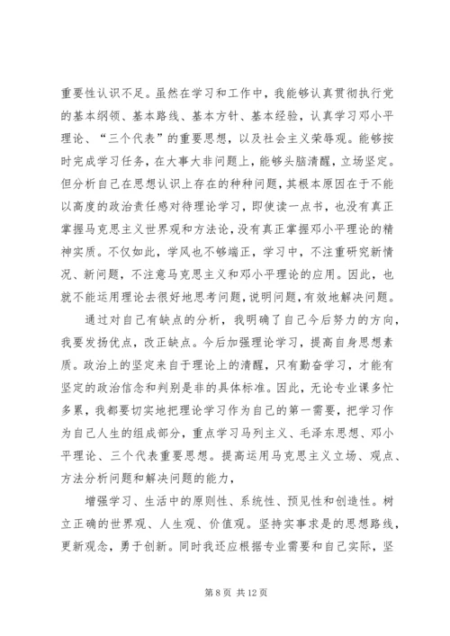 关于个人优缺点调查和分析.docx