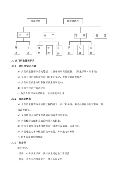 昆山织带五金工业公司质量标准手册.docx