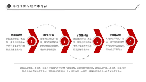 红色简约大气中国银行ppt模板