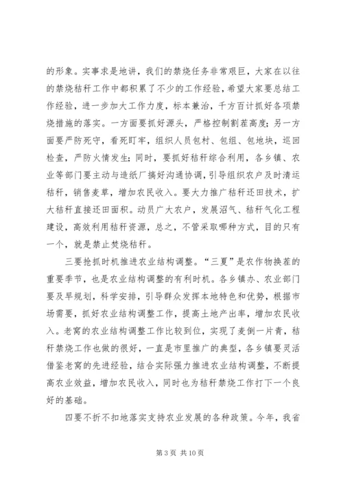 区三夏暨防汛工作会议讲话.docx