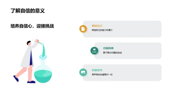 塑造自我，积累自信